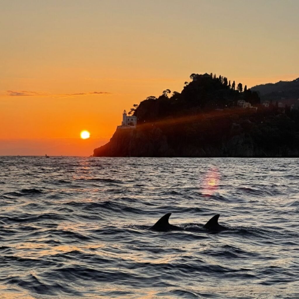 Boat Tour at Sunset in Portofino Coast