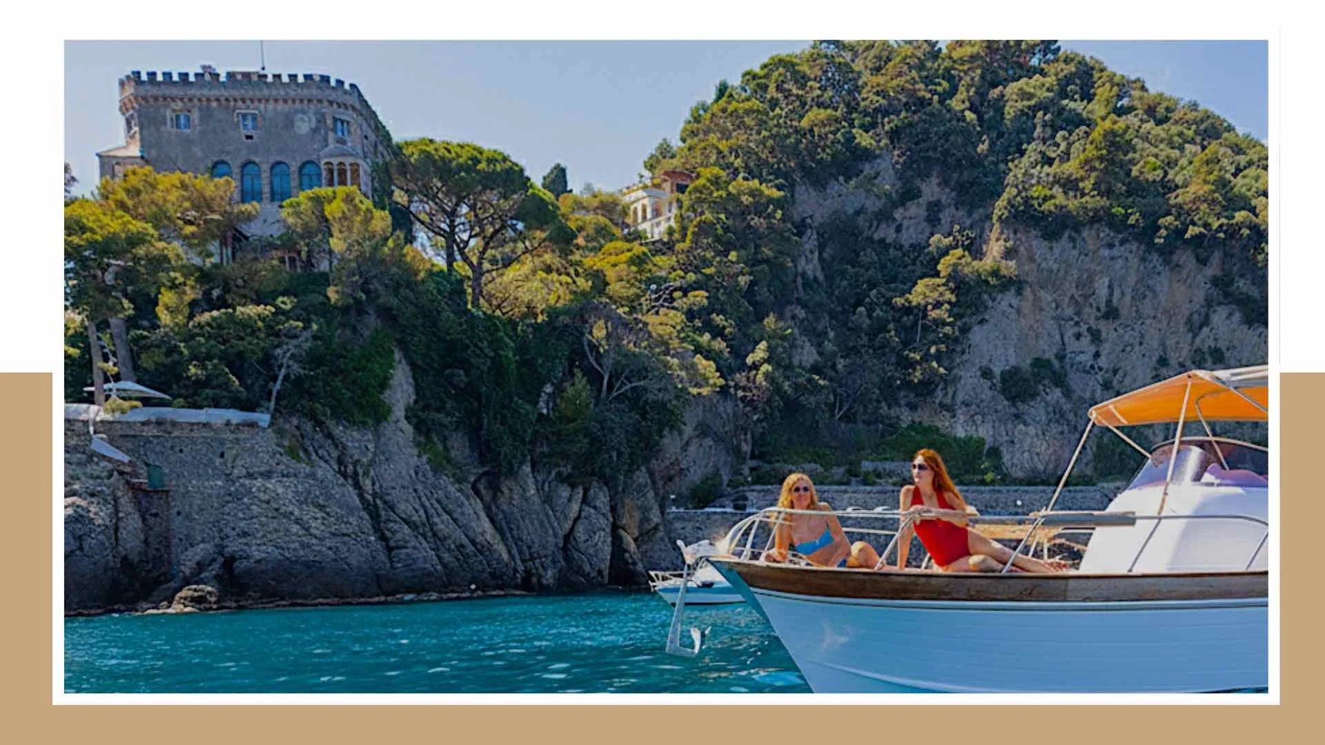 Boat Tour in Paraggi - Under the Castle of Paraggi (Portofino)