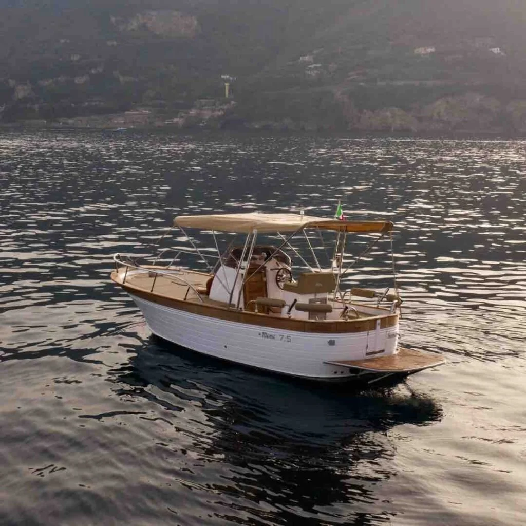 Classic Wooden Boat for hire in Portofino